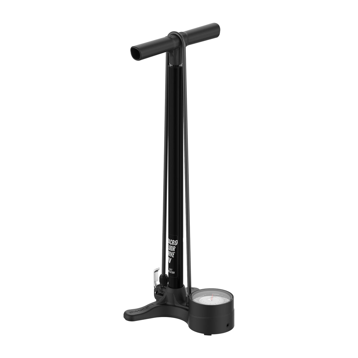 Lezyne Macro HV Floor Drive DV Floor Pump - Flat Black