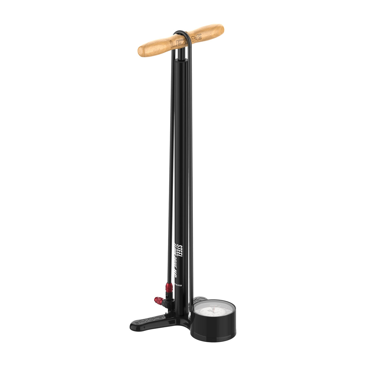 Lezyne Steel Floor Drive 3.5 Floor Pump - Flat Black