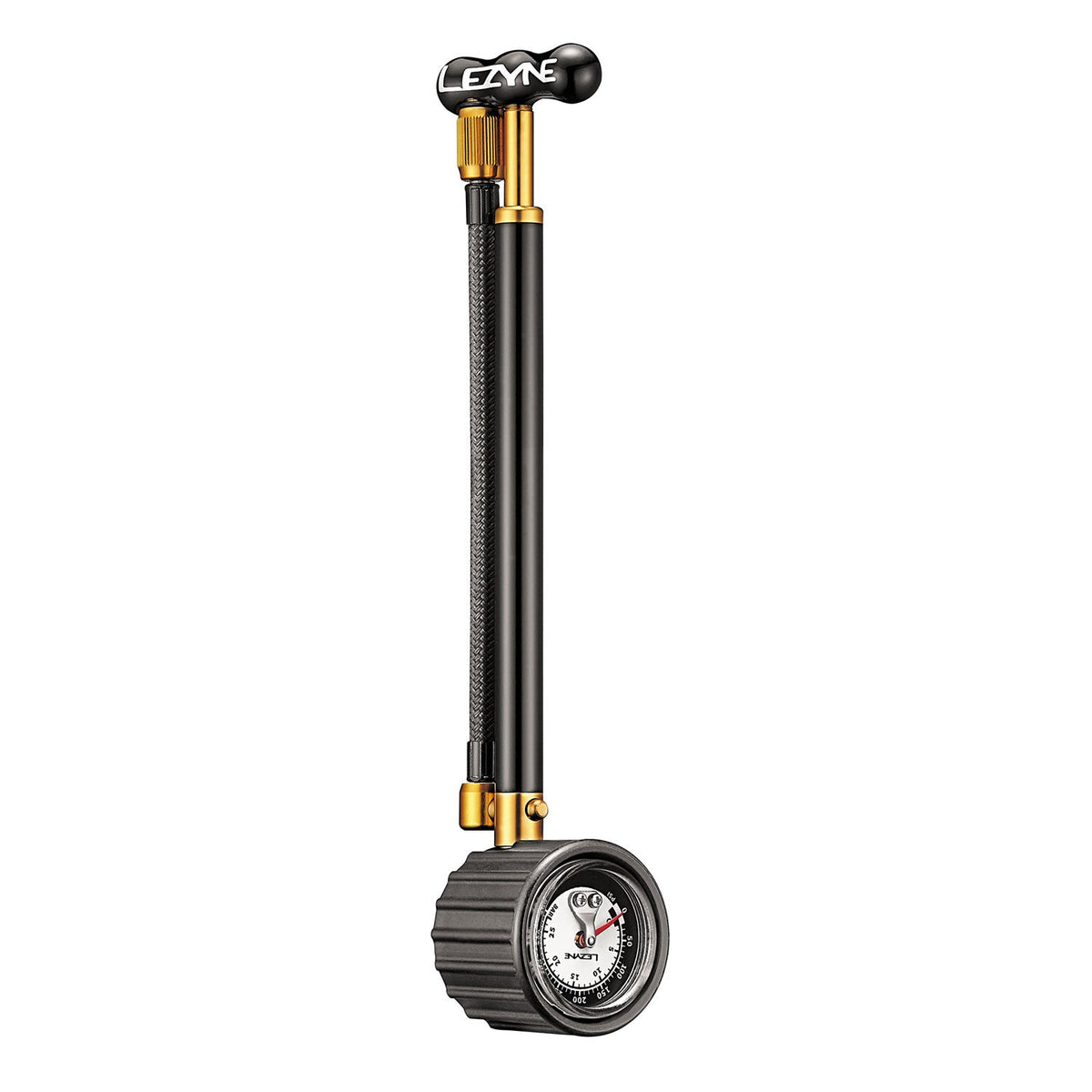 Lezyne Shock Drive Suspension Pump - Black / Gold
