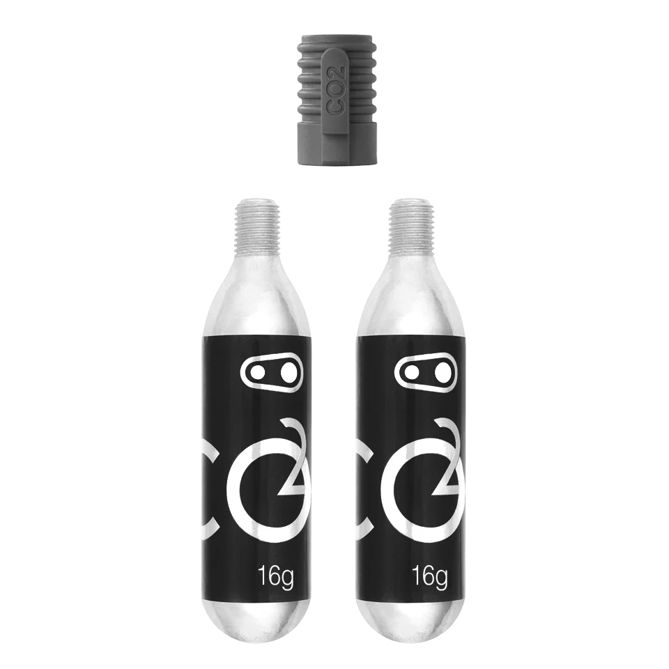 CRANK BROTHERS Co2 16g Cartridges (2 Units) w/ Inflator