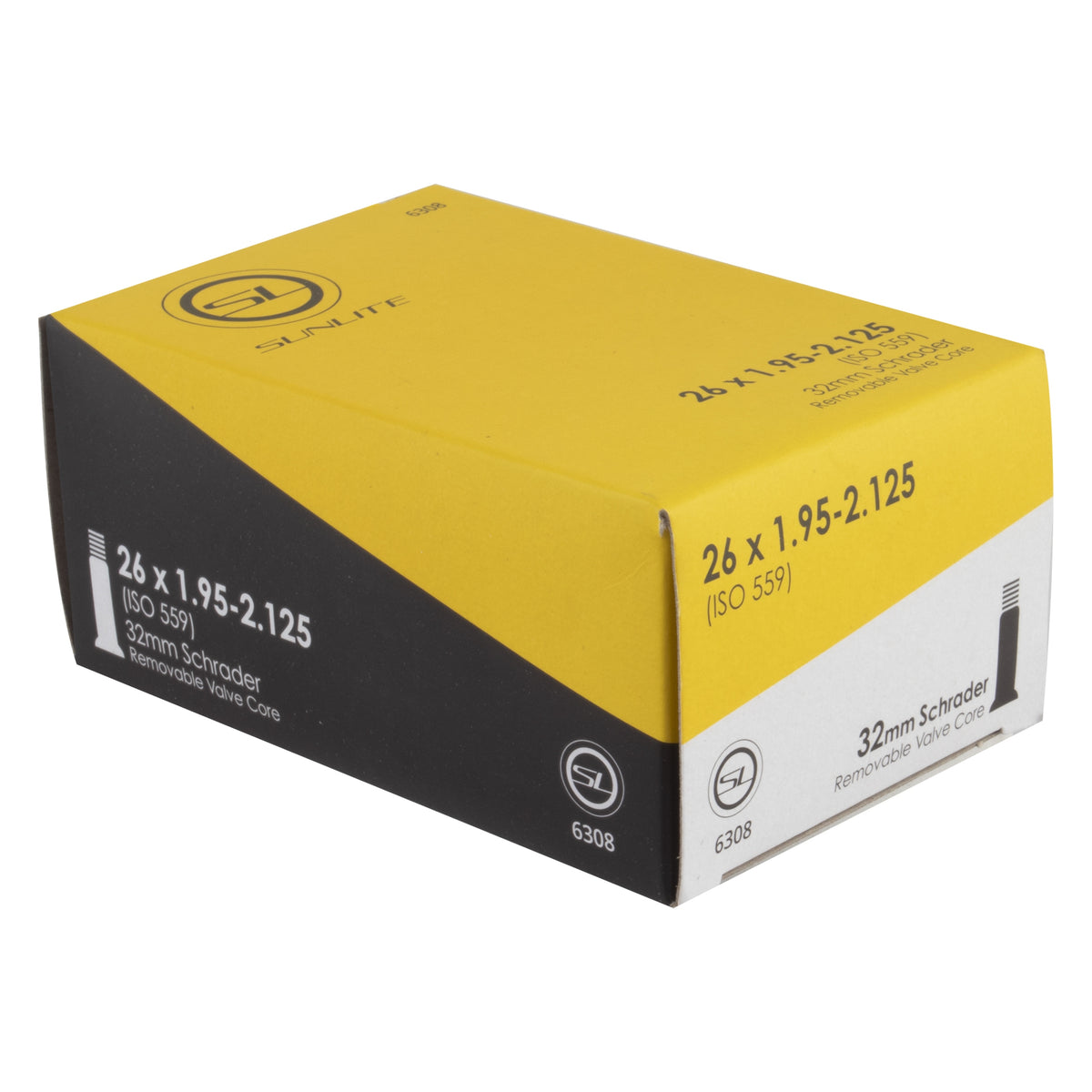 Sunlite Standard Bike Tube - 26 x 1.95-2.125, Presta 32mm - 26 x 1.95-2.125 Presta 32mm