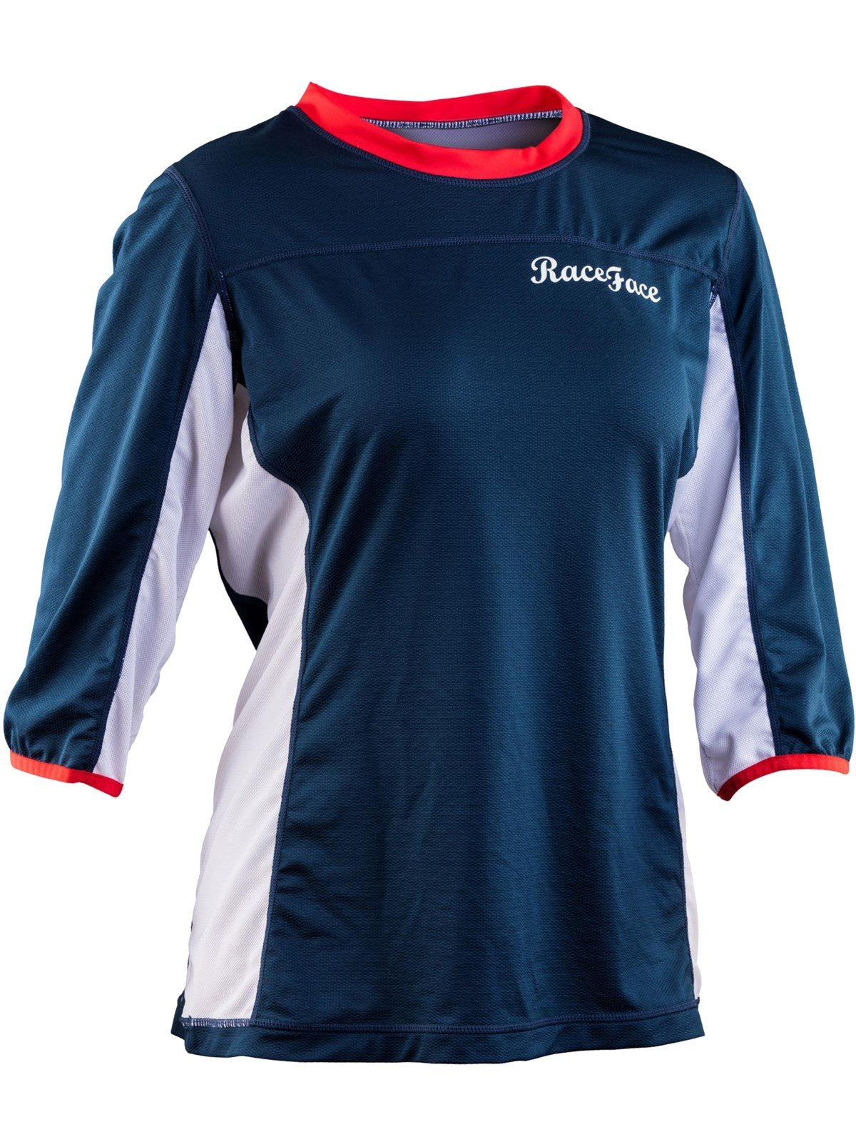 Race Face KHYBER JERSEY - 3/4 SLEEVE NAVY/FLAME S