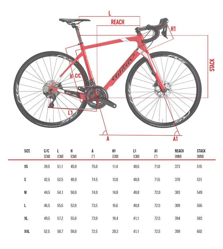 BIKE WILIER GTR TEAM DISC 105 RS171