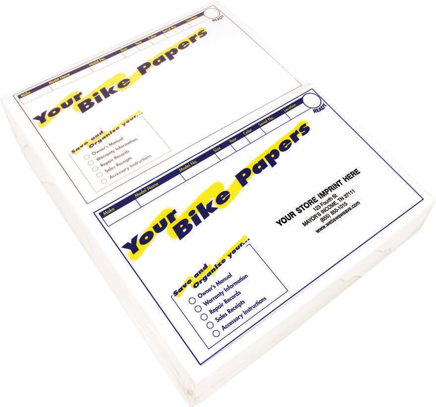 FORMS WALKING BIRD FOLDER 125 PACK