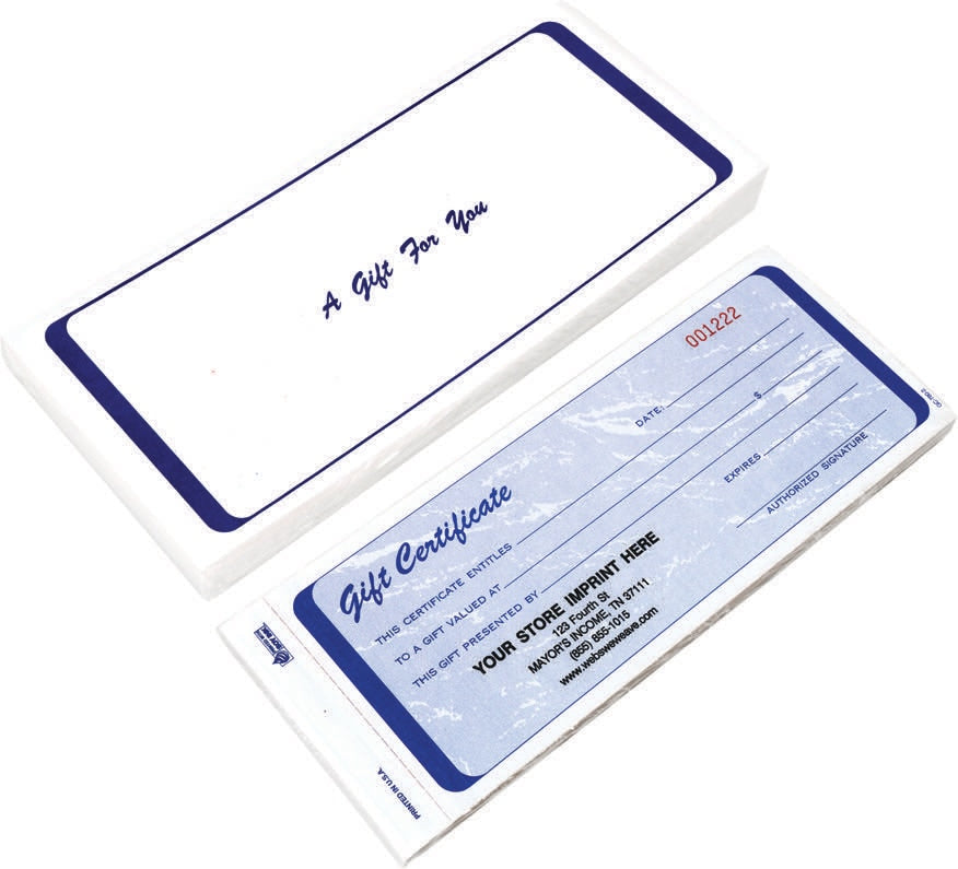 FORMS WALKING BIRD GIFT CERTIFICATE 50 PACK