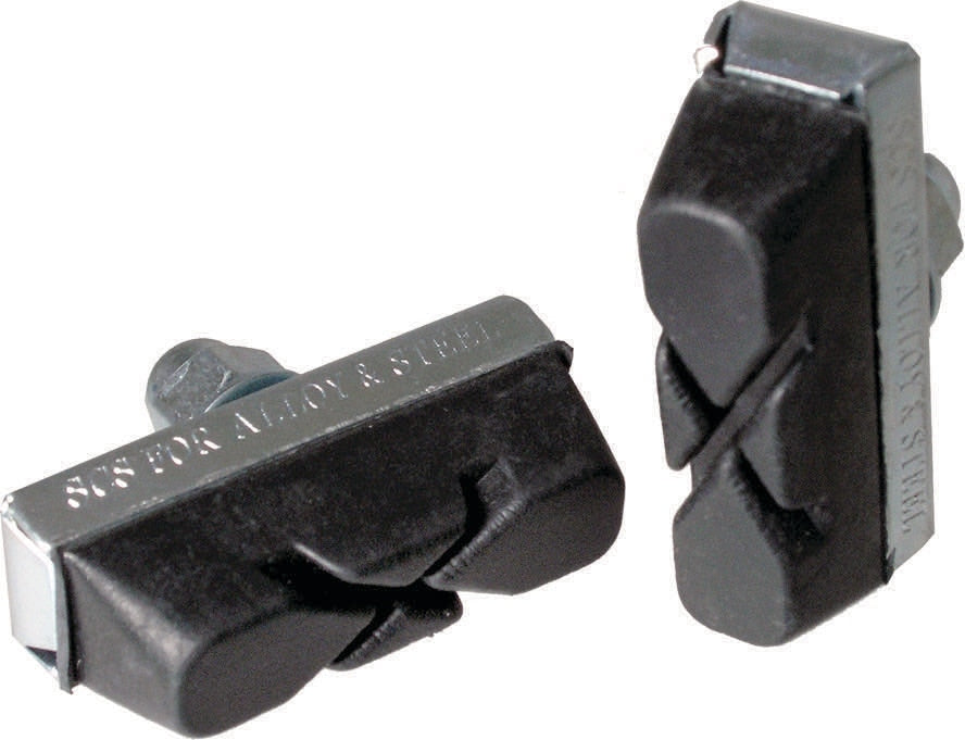 BRAKE SHOE ROAD ACTION X-CUT BLACK CARD OF 10 PAIR