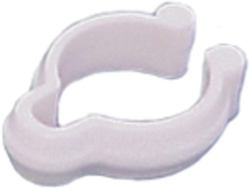 CABLE GUIDE ACTION PLASTIC SINGLE 5/8" WHITE