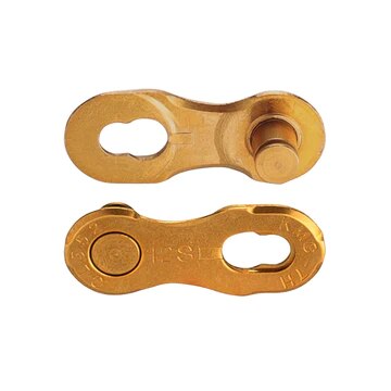 CHAIN KMC MissingLink-12 Ti Gold, 2 pairs/card