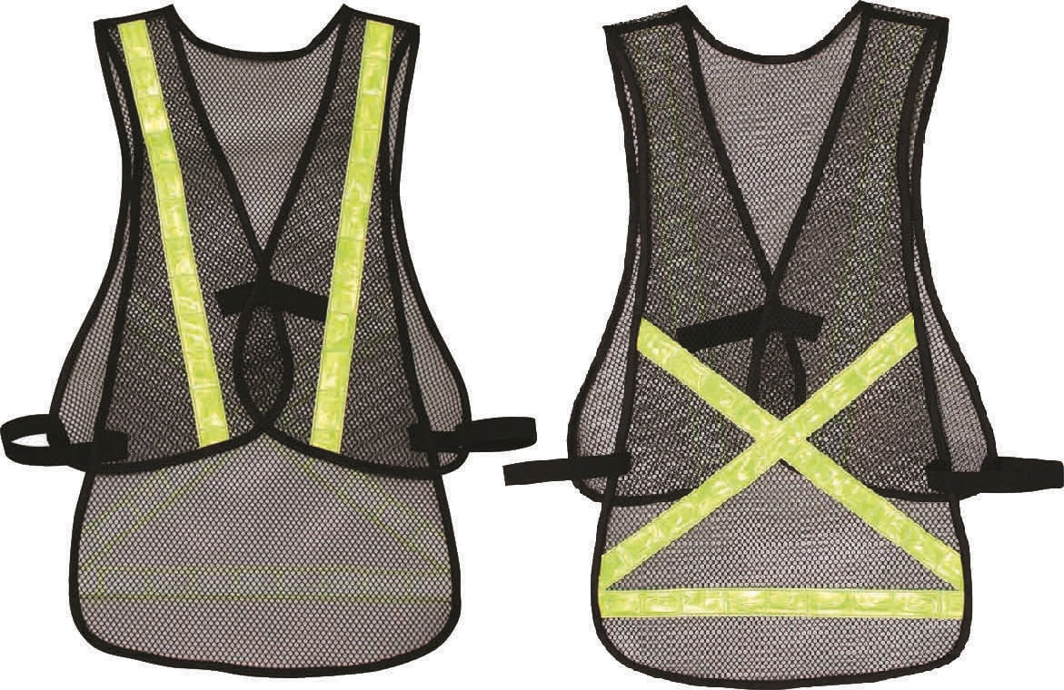 VEST ALTAIR MESH W/YELLOW STRIPE ONE SIZE
