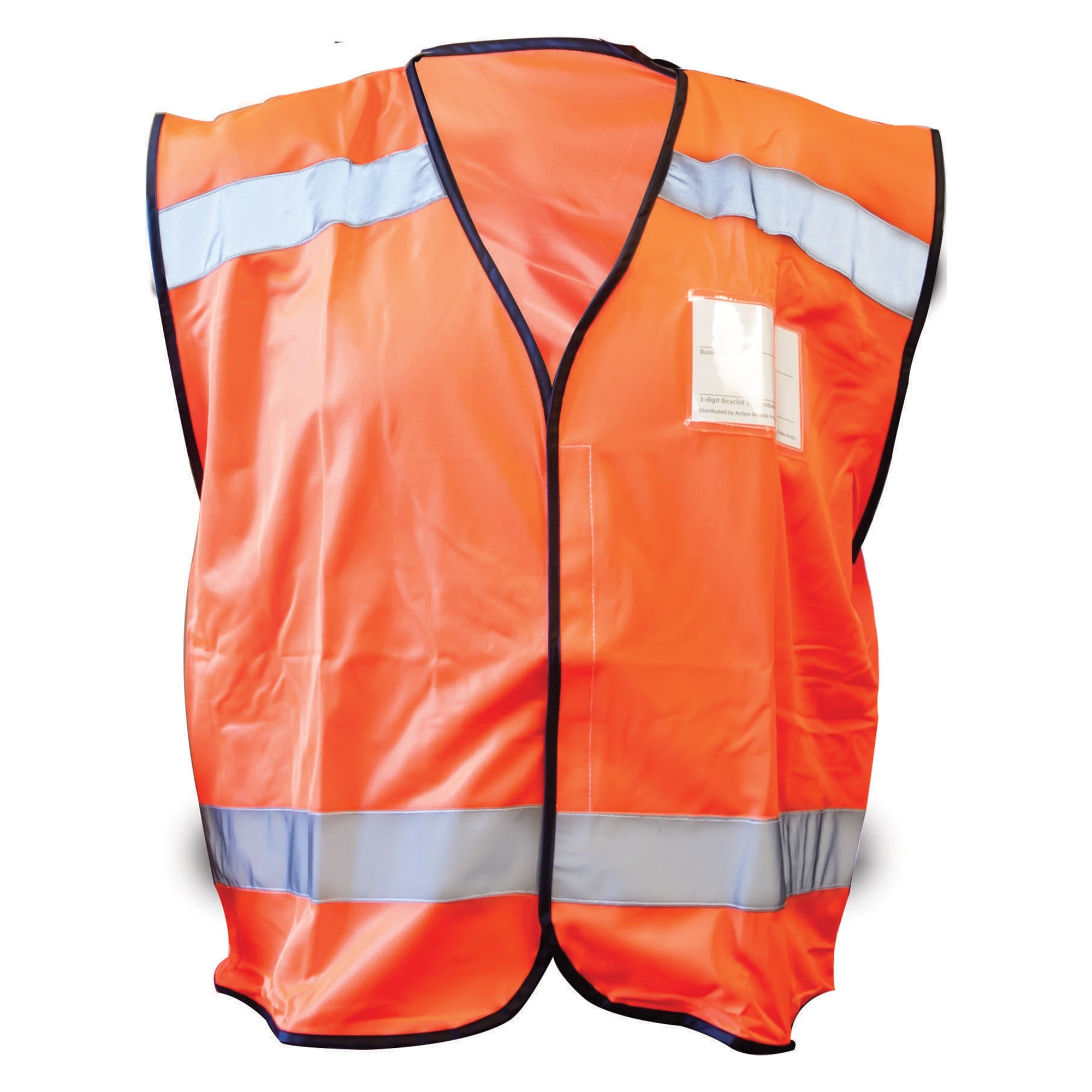 VEST ACTION NYC DELIVERY W/ID POCKET ORANGE