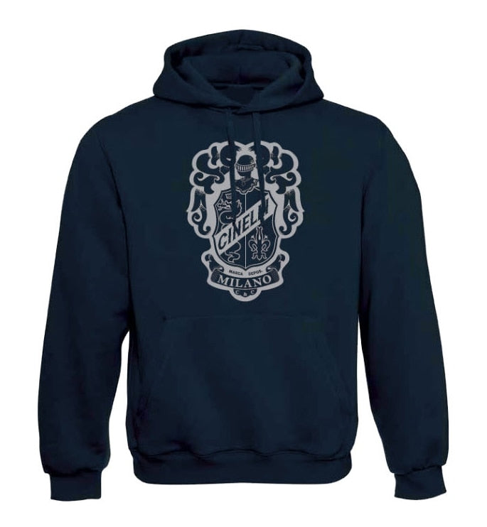 CINELLI CREST BLACK HOODIE SWEATSHIRT M