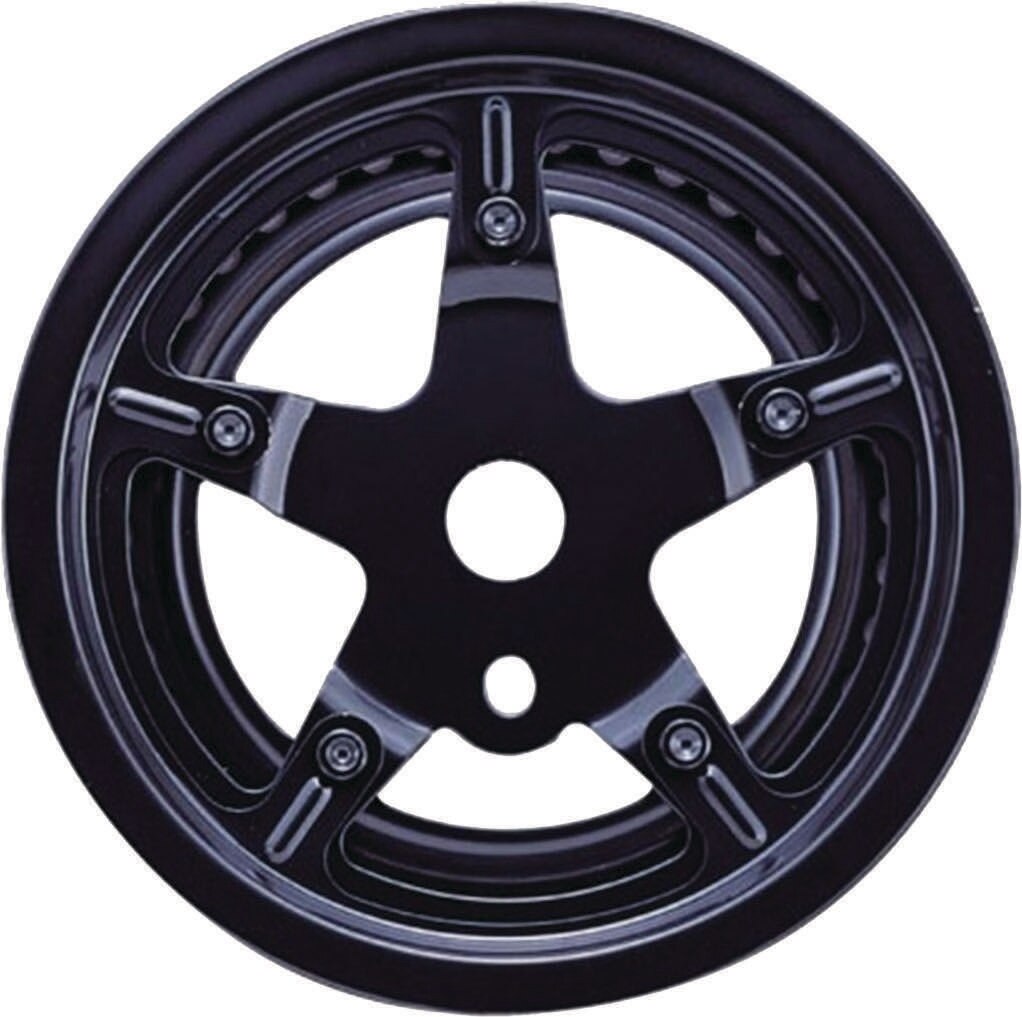 CHAINRING 1PC ACTION DOUBLE 48/40T BLACK W/GUARD