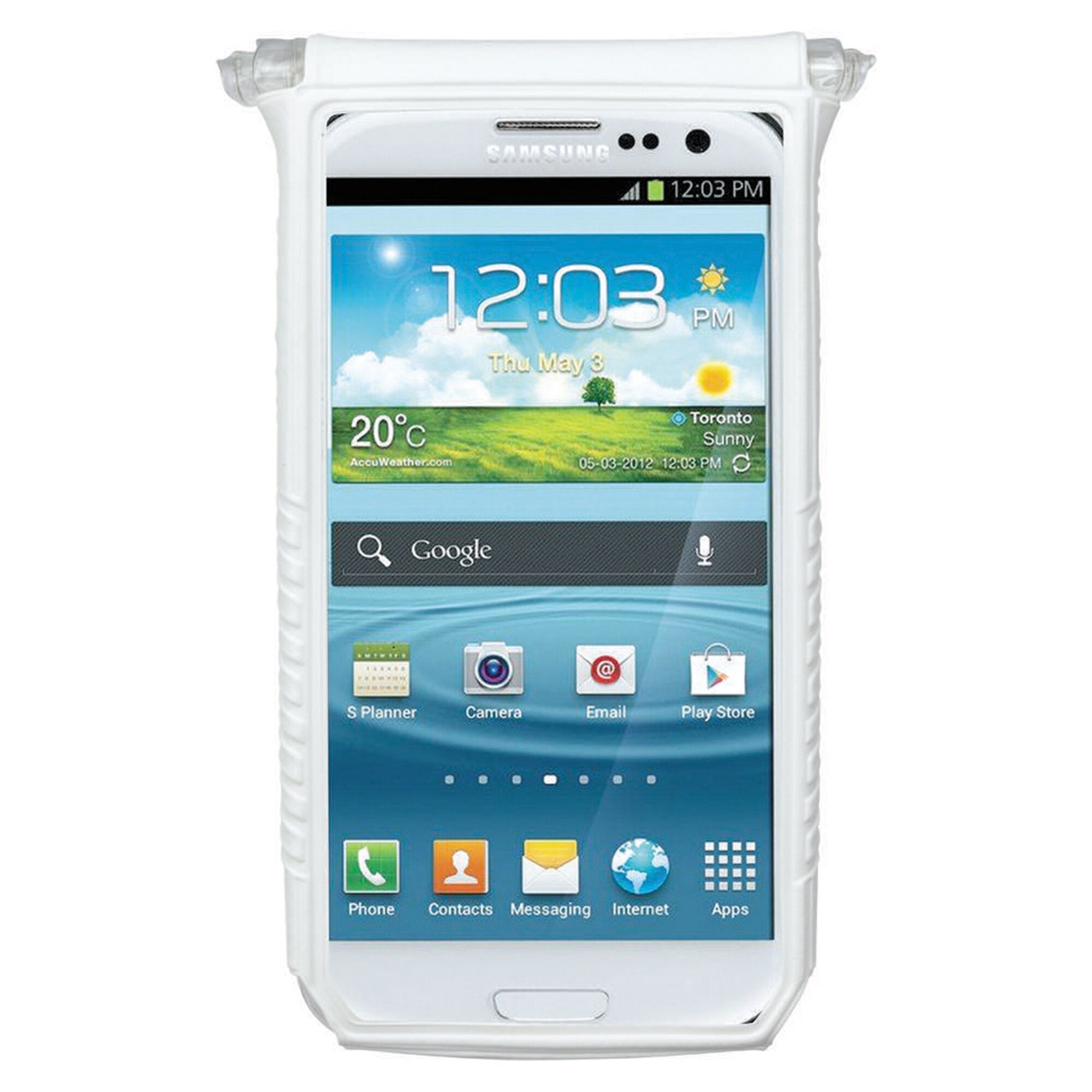 BAG PHONE TOPEAK DRYBAG 4-5" WHITE