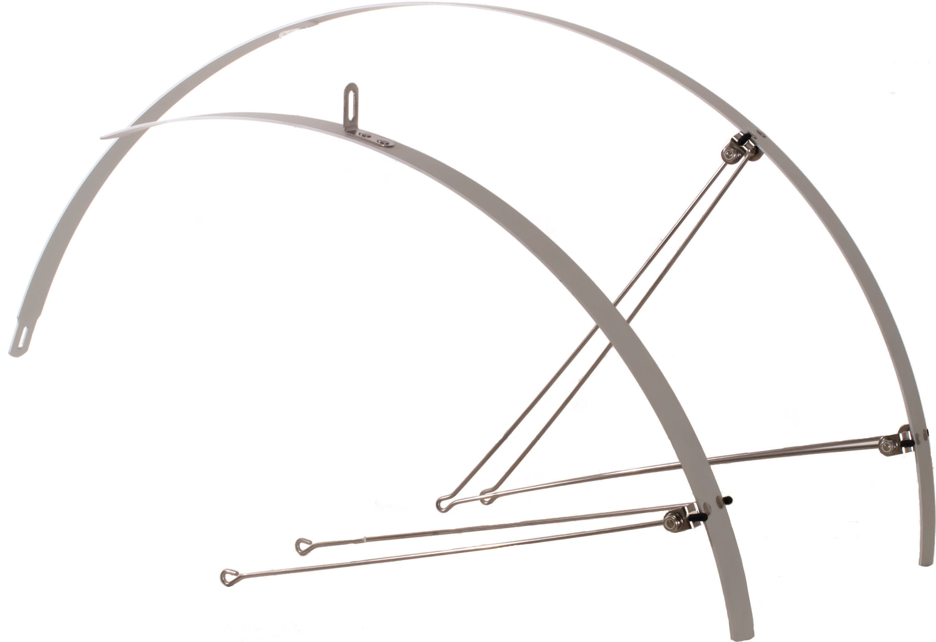 ALTAIR ALLOY FLAT 700 ROAD SILVER FENDER