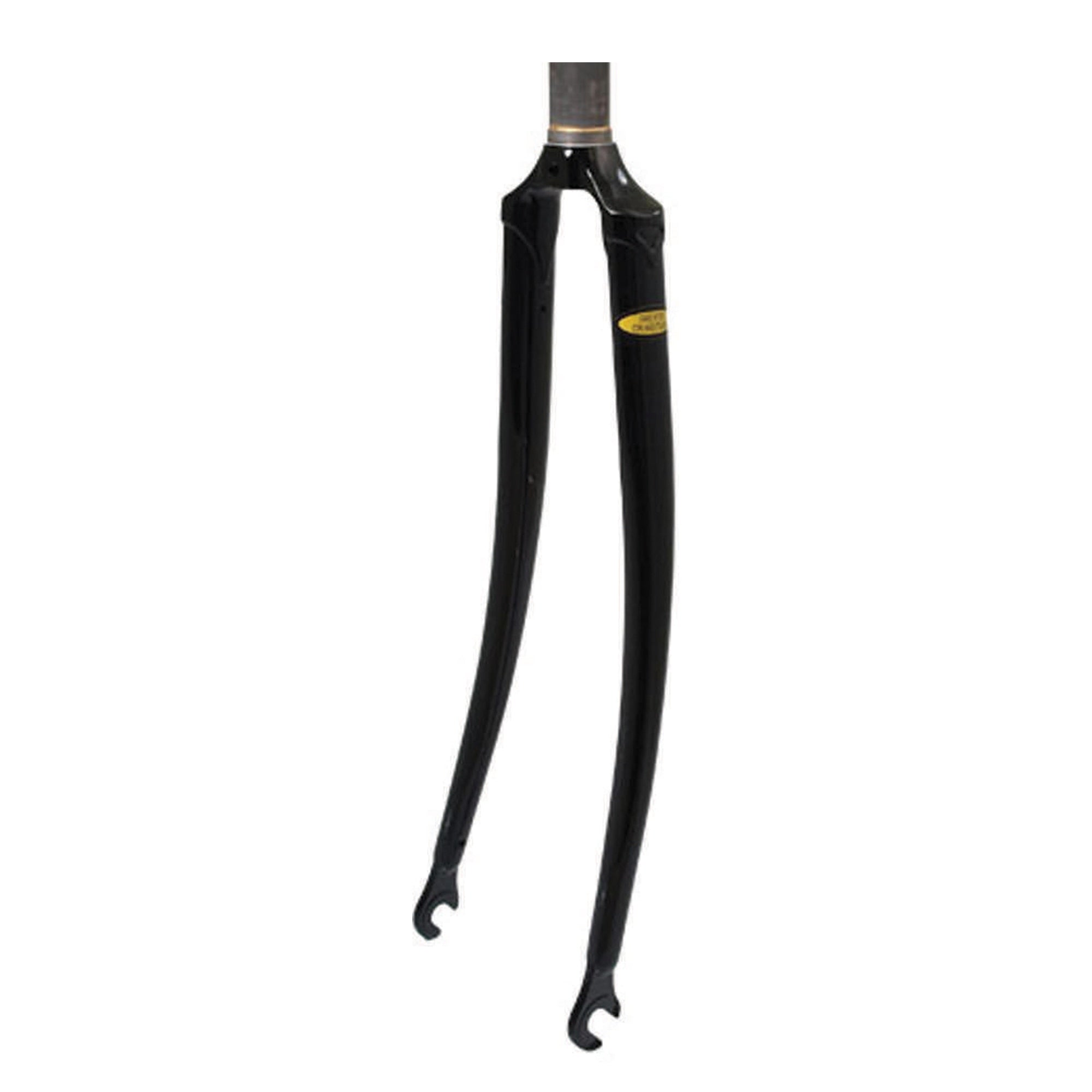 FORK 700x1-1/8 THLESS ACTION CURVED CRMO BLACK
