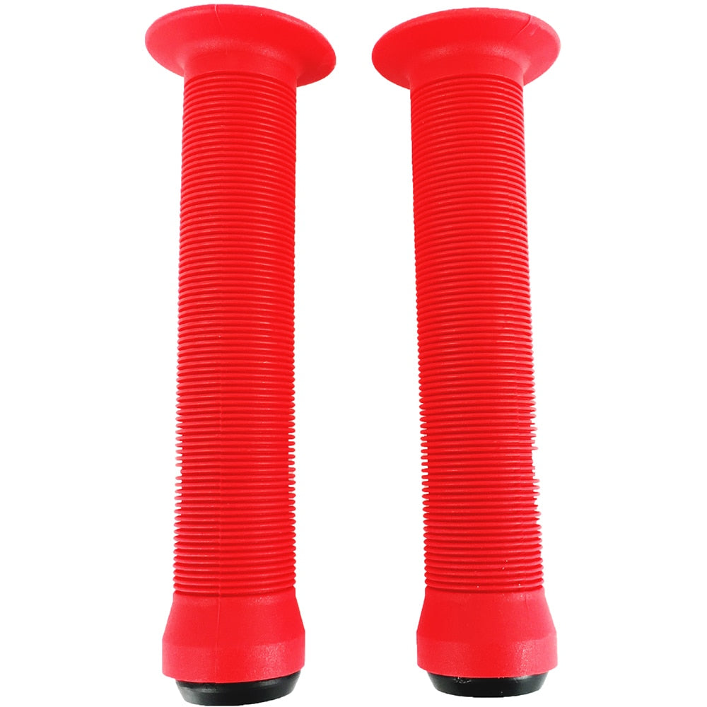 Curb Dog X-Gen Red 145mm Ribbed Flanged w/End Plug Grips