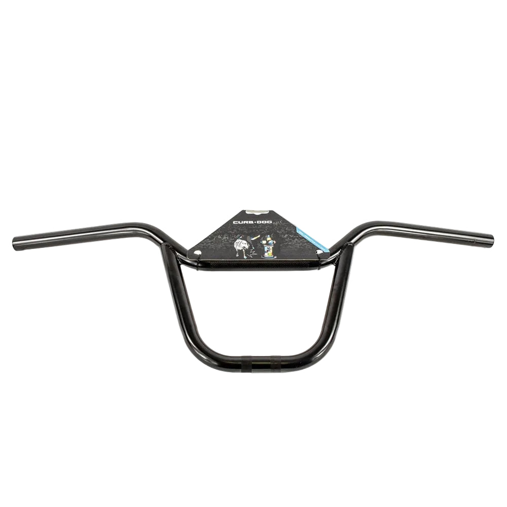 HANDLEBAR BMX CURB DOG DROP TOP BLACK 8" CRMO