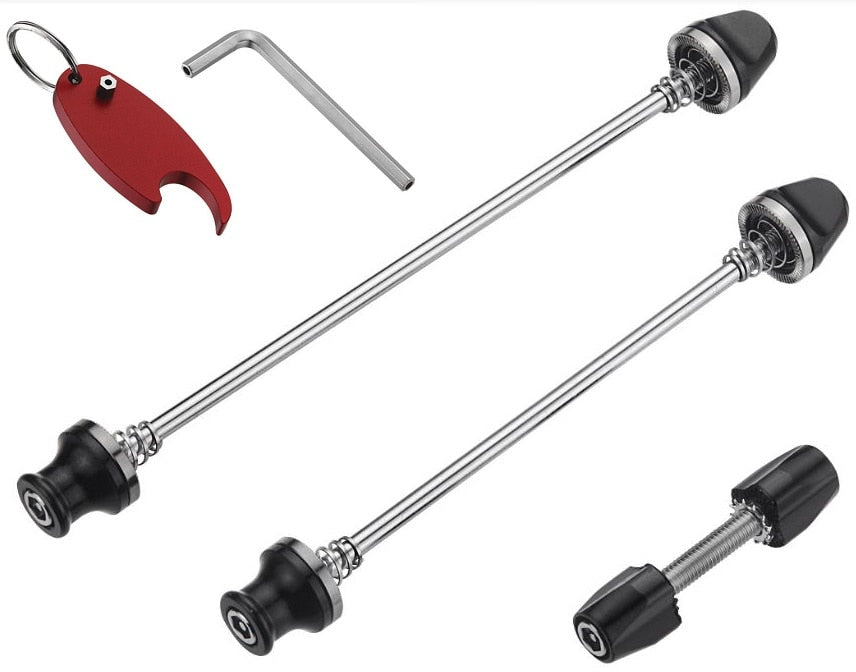 Altair Anti Theft + Beer Bottle Opener 3pc. Skewer Set Black