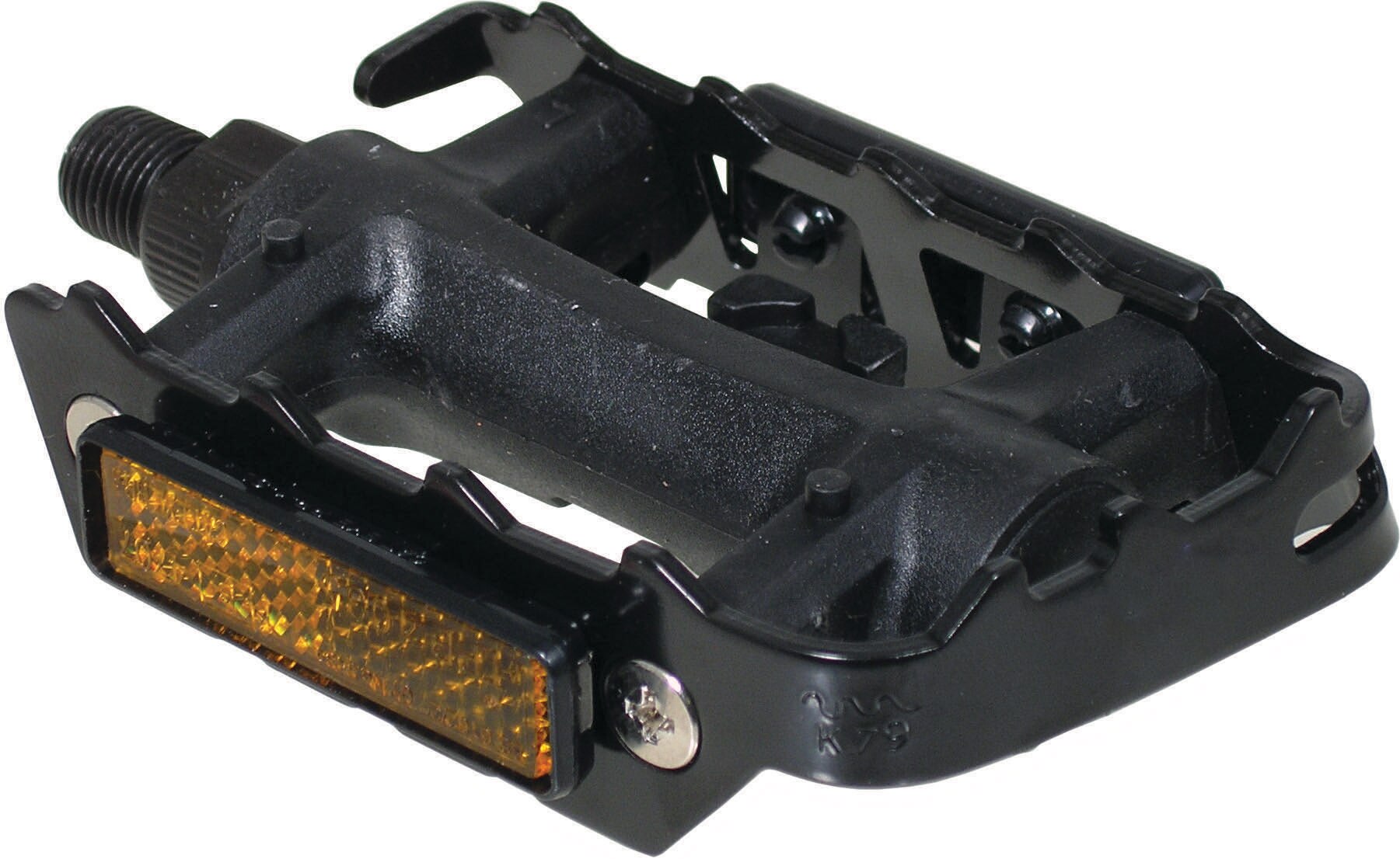 PEDAL ALTAIR MTB NYLON BODY/STEEL CAGE 1/2" BLACK