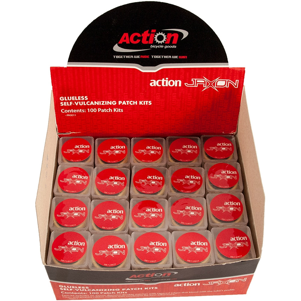 Action Jaxon Glueless Self Vulcanizing Patch Kits Box/100