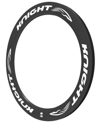 Knight 65 Carbon Rim Clincher Front - White 700c