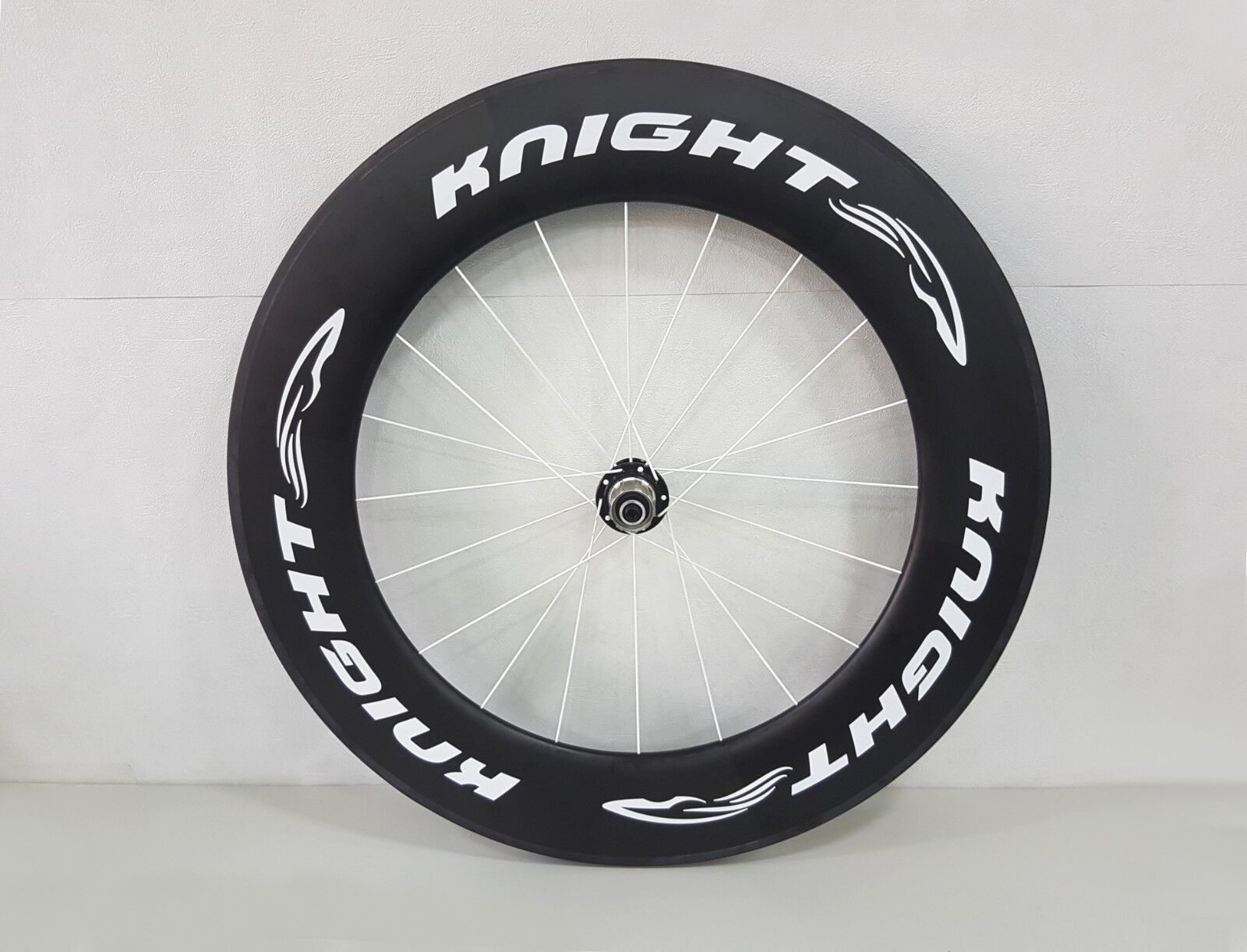 Knight 95 Carbon Rim Clincher Front - White 700c