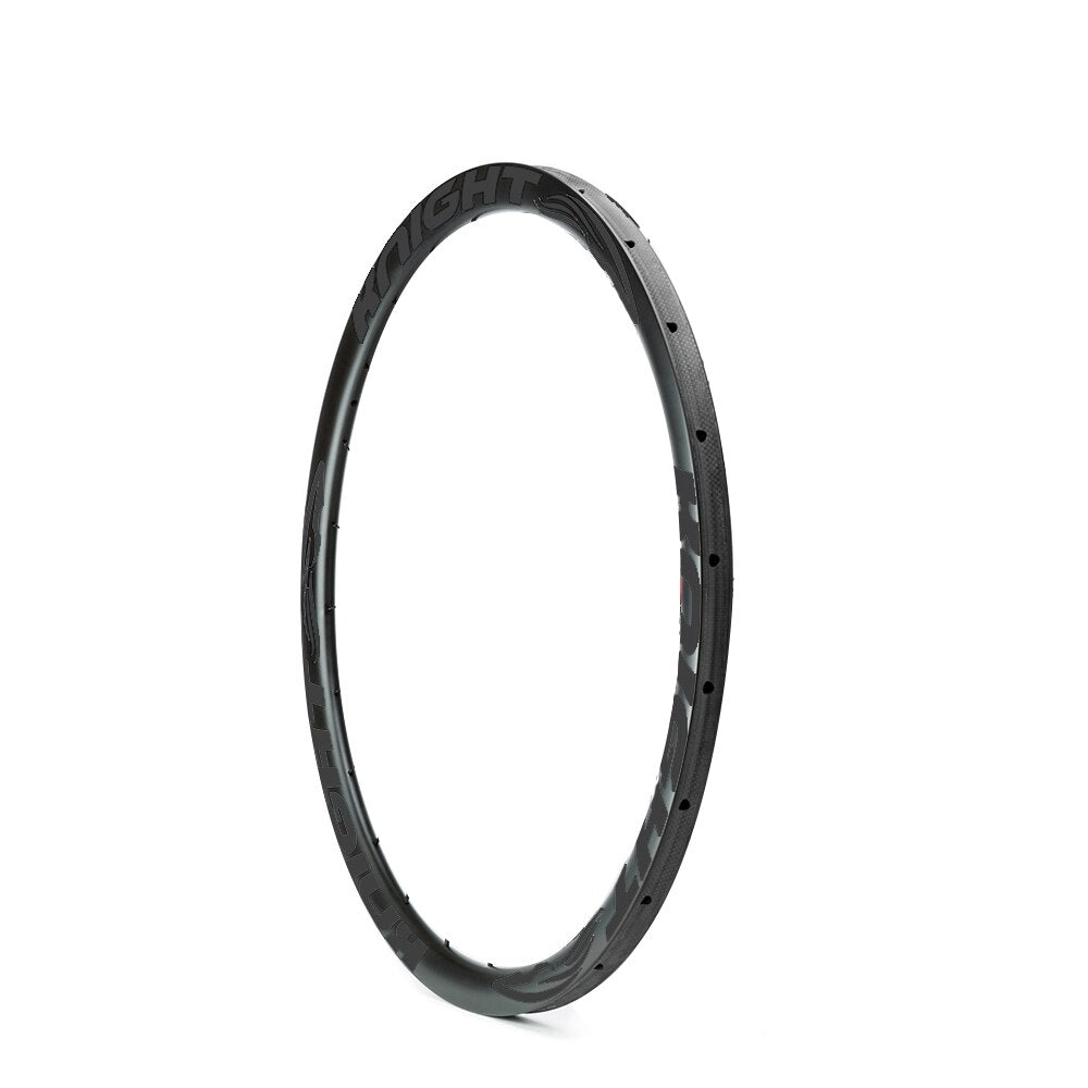 Knight 35 Carbon Disc CX Tubular Rim - Black 700c