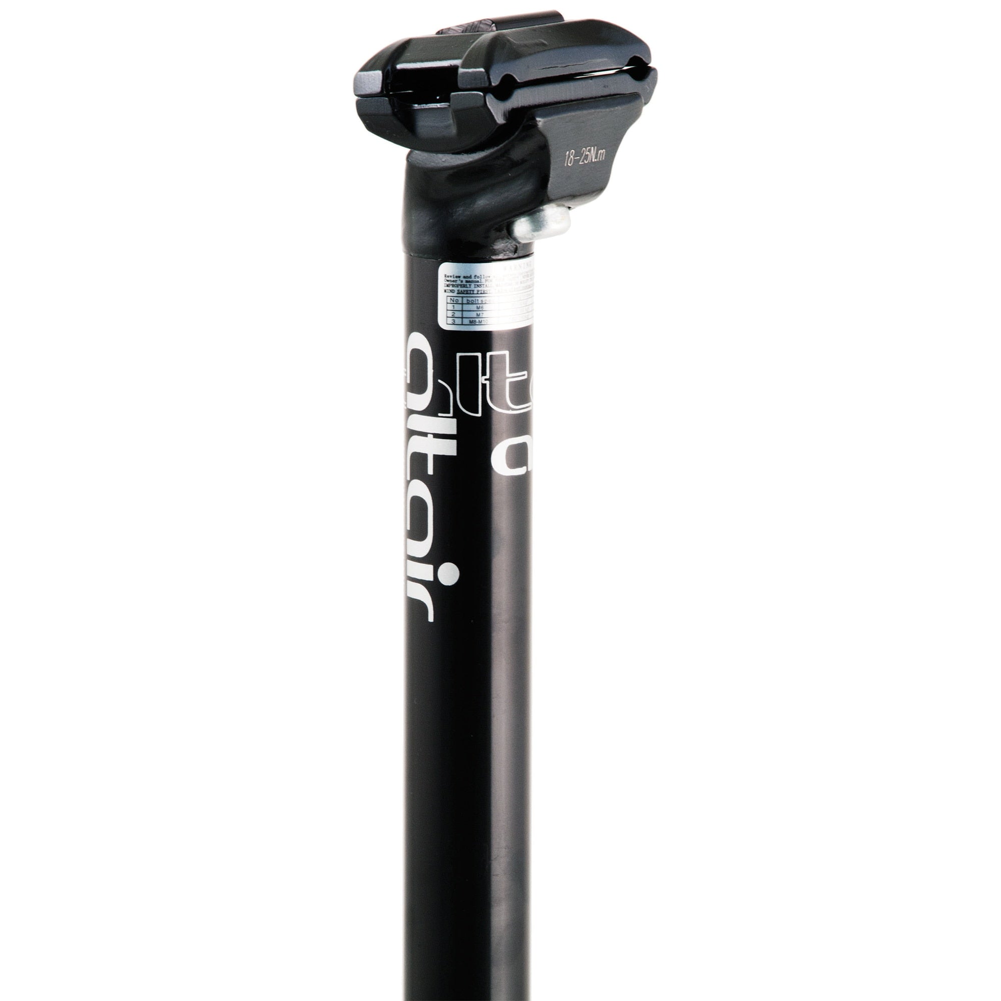 Altair Alloy 30.8X350Mm Black Seatpost