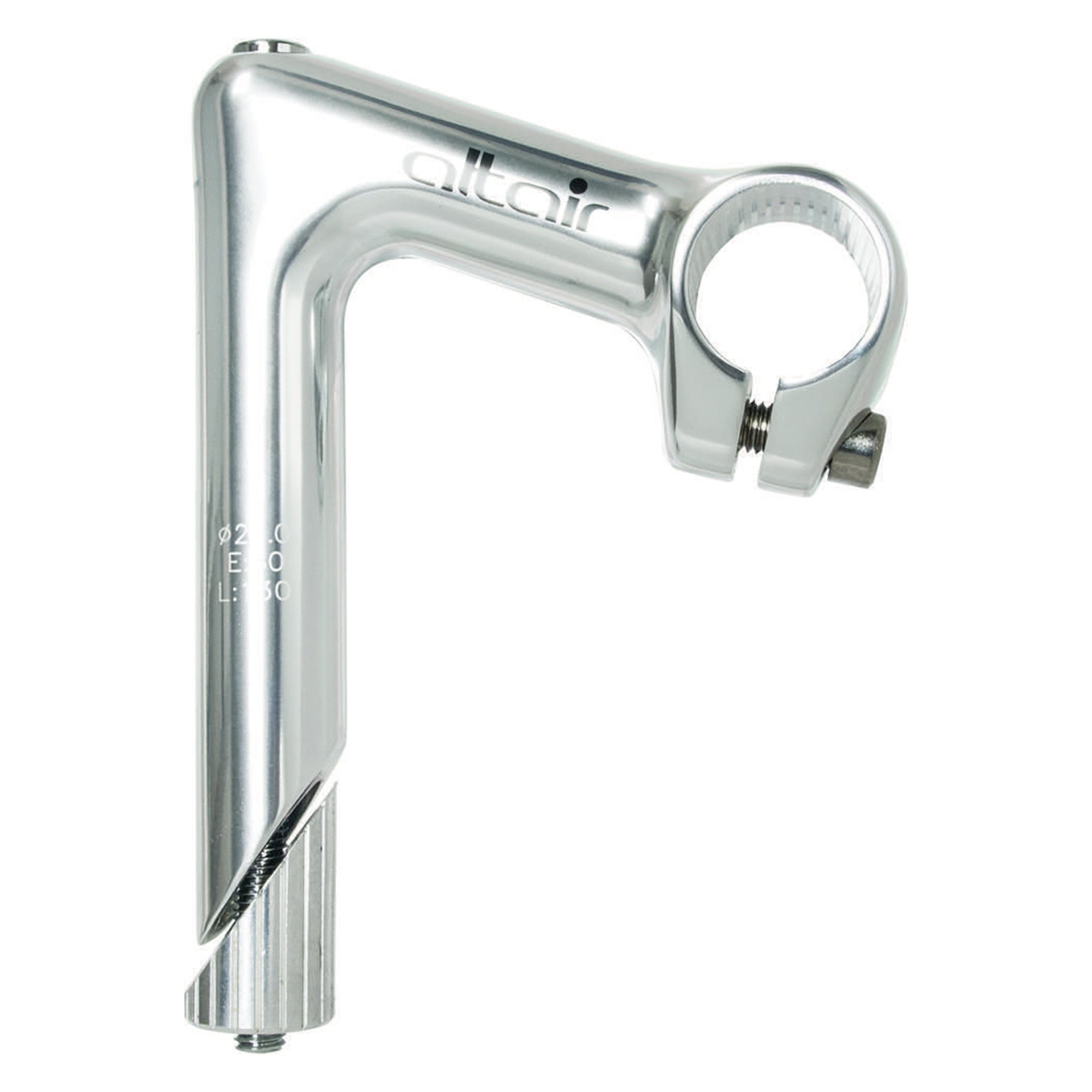 Altair 1" Quill -20° 26.0-Bar 100mm Alloy Silver Stem