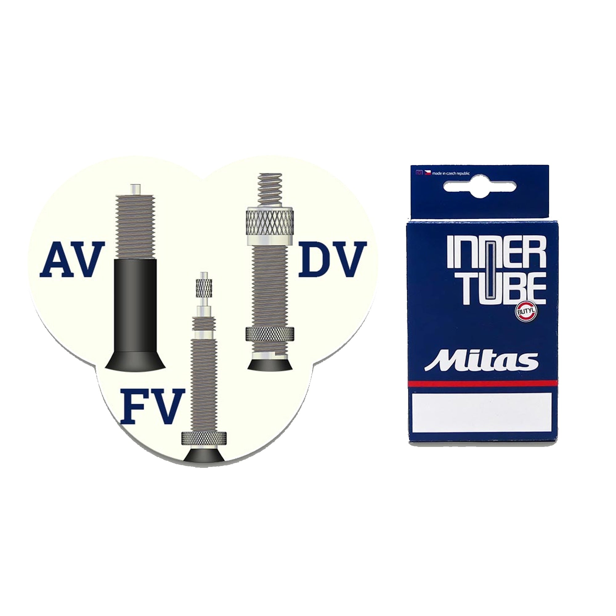 TUBE 47/62 - 584 27,5 x 1,75 - 2,50 AV40 MITAS