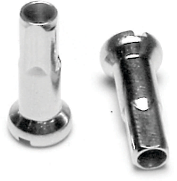 SPOKE NIPPLES ACTION BRASS 12G SILVER 20MM