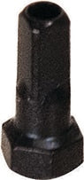 SPOKE NIPPLES ACTION BRASS 14G 5.5 HEX BLACK 12MM
