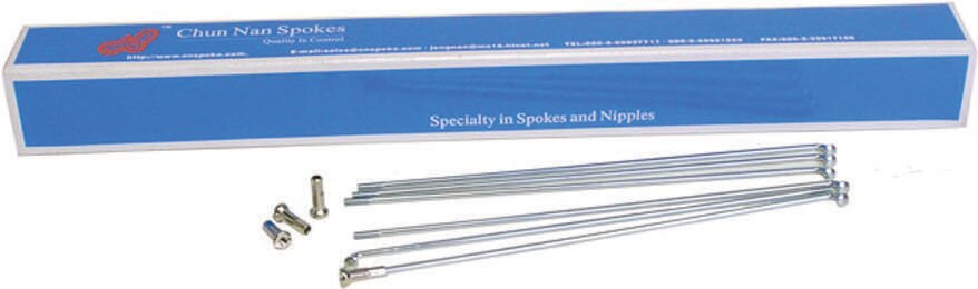 SPOKES ACTION 14G 92MM 3-5/8 100PC SILVER