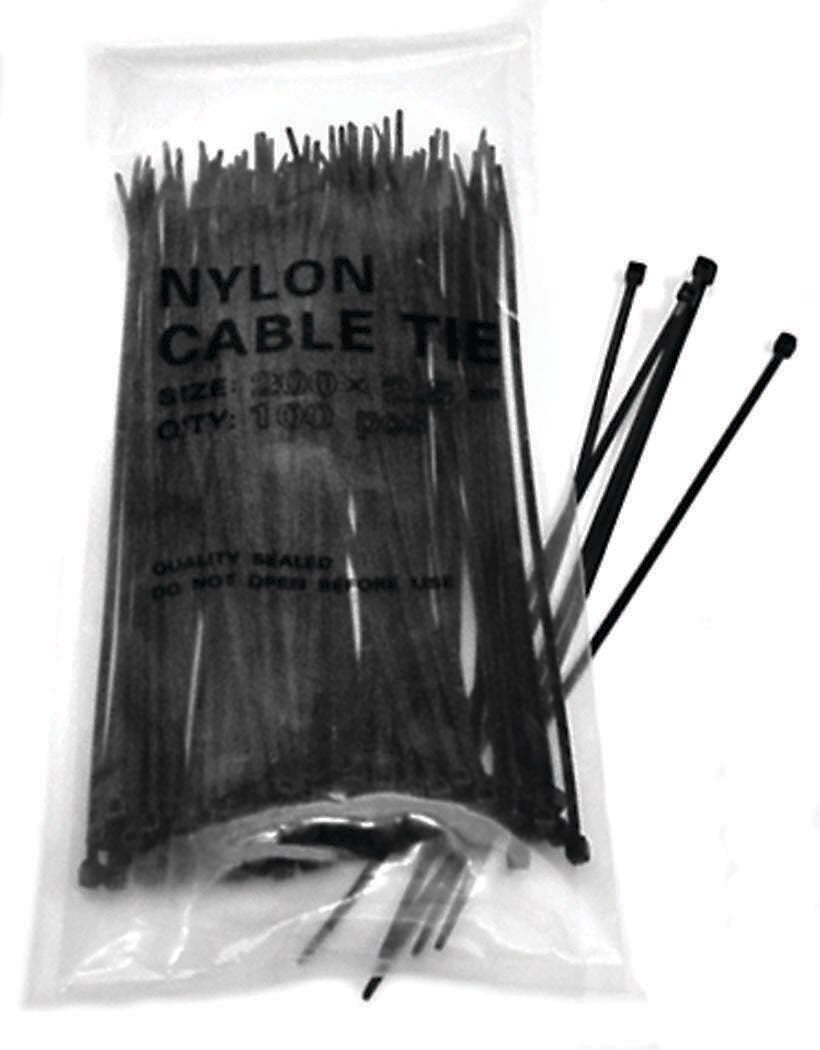 ZIP TIE ACTION BLACK FOR COMPUTERS 203X2.5M