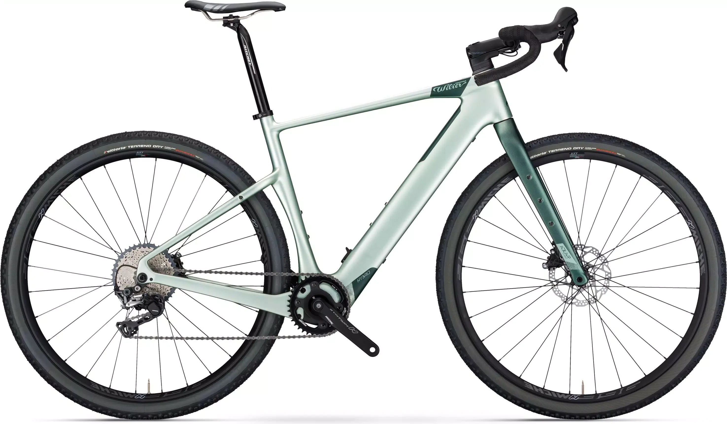 BIKE WILIER ADLAR HYBRID XT 1X12 HYB TQ FLAT BAR 966H PEDAL ASSIST E-BIKE