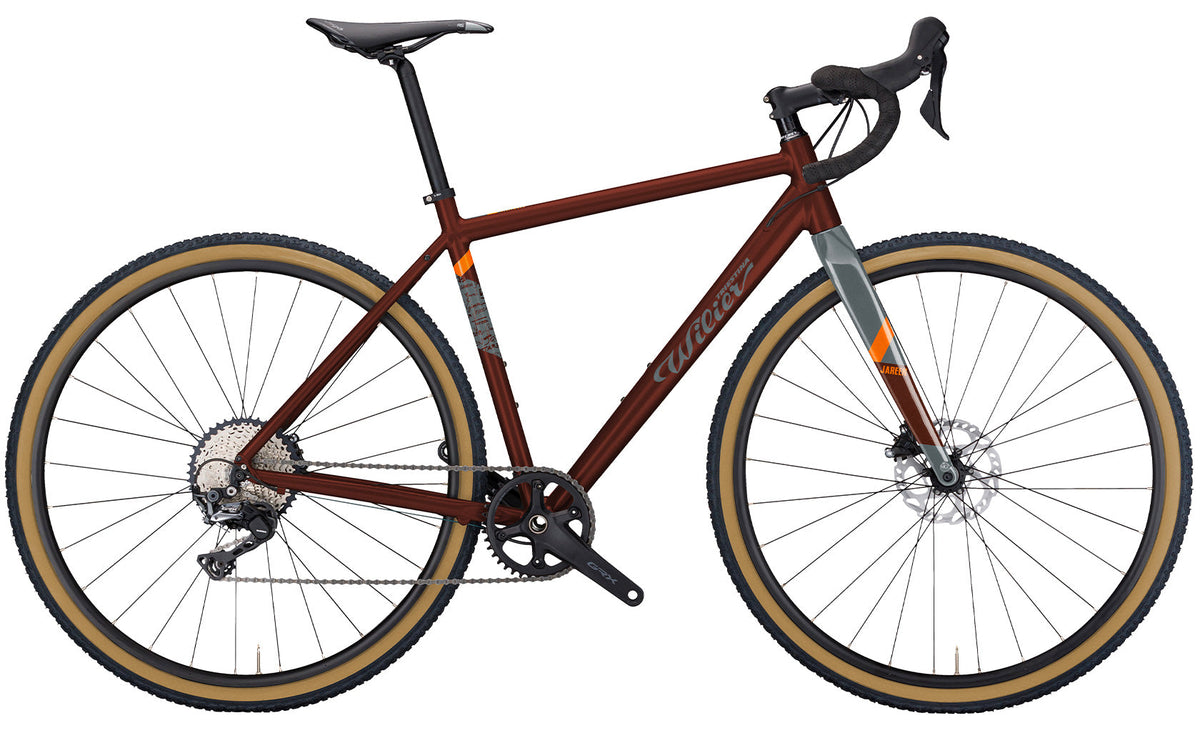 wilier jareen grx gravel bike 2X10 DD28QR Size:XL(57.5cm) differentiated diameter head tube fahrradhelm kinder alpina pico Gold