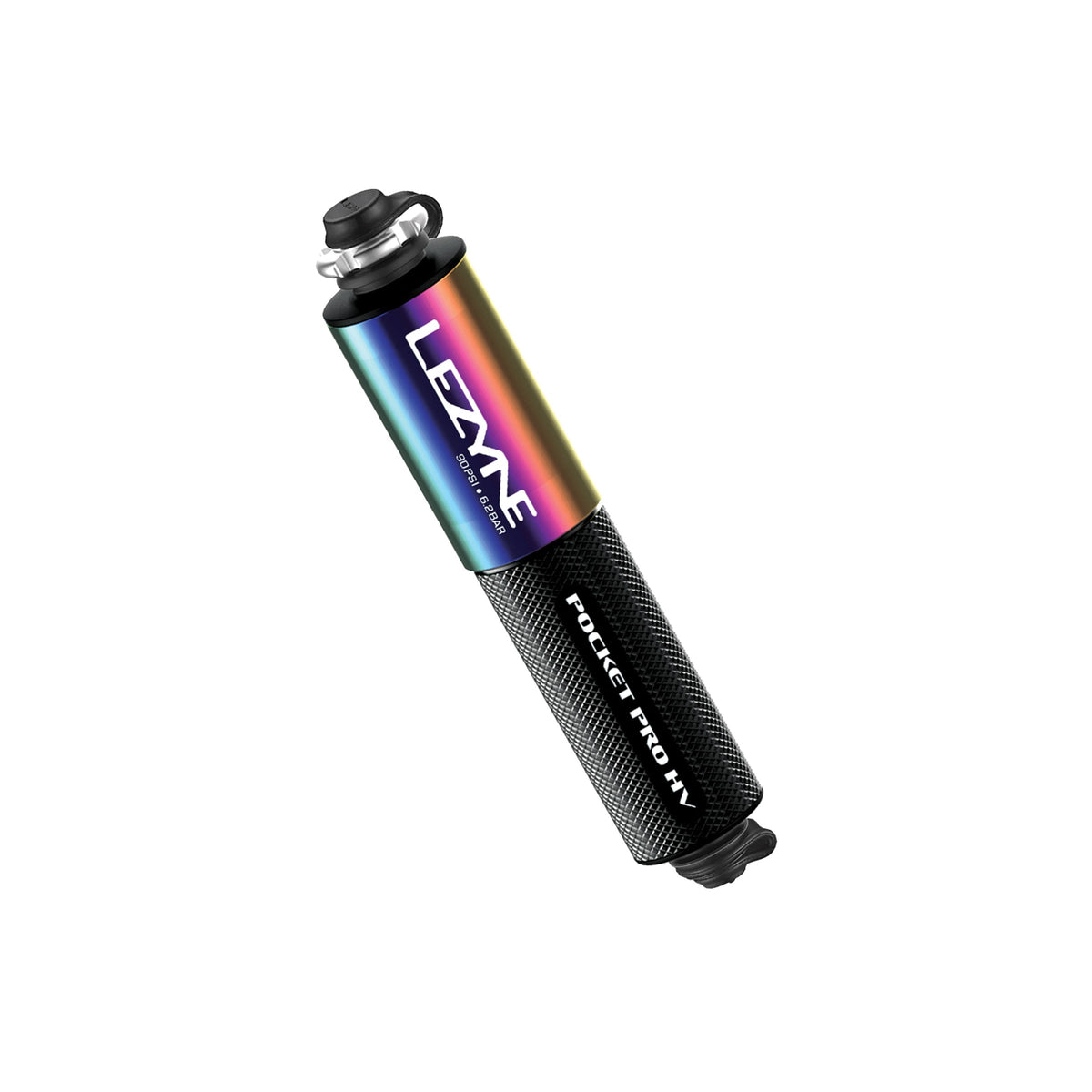 Lezyne Pocket Drive Pro HV Mini Pump - Neo Metallic / Gloss Black
