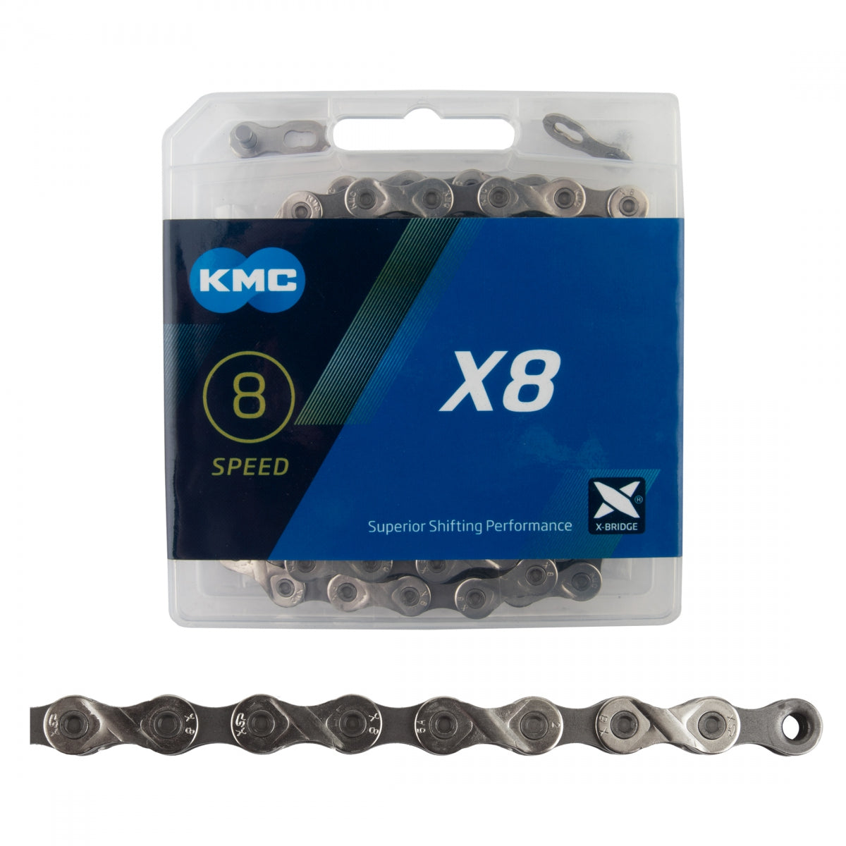 KMC X8 8-Speed 116 Link Chain