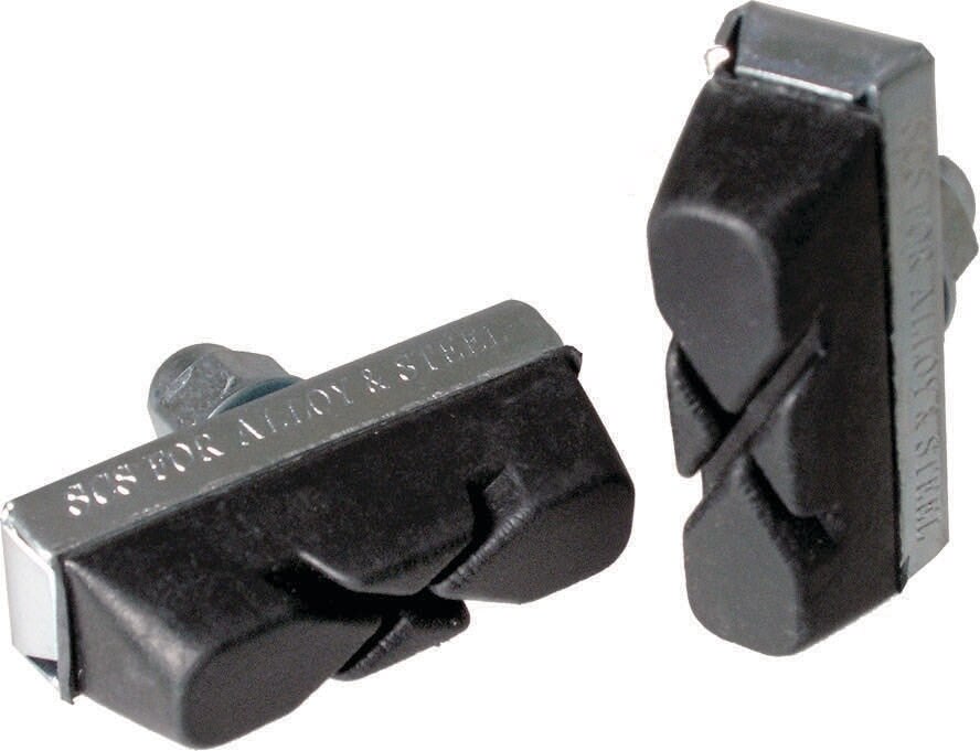 BRAKE SHOE ROAD ACTION X-CUT BLACK CARD OF 10 PAIR