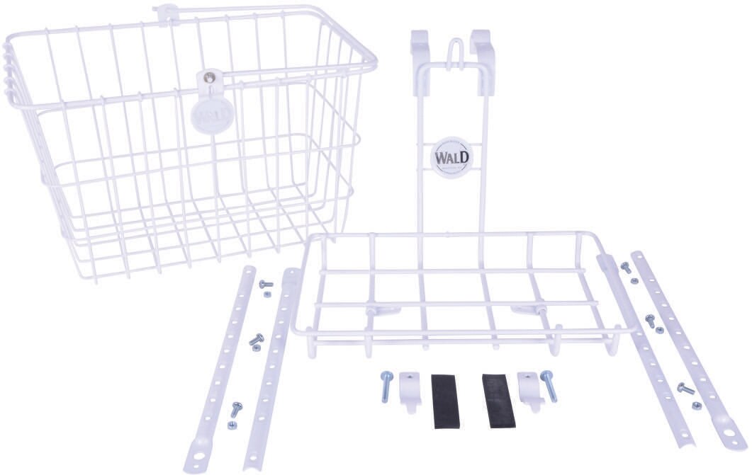BASKET WALD 3339 W/CARGO RACK WHITE