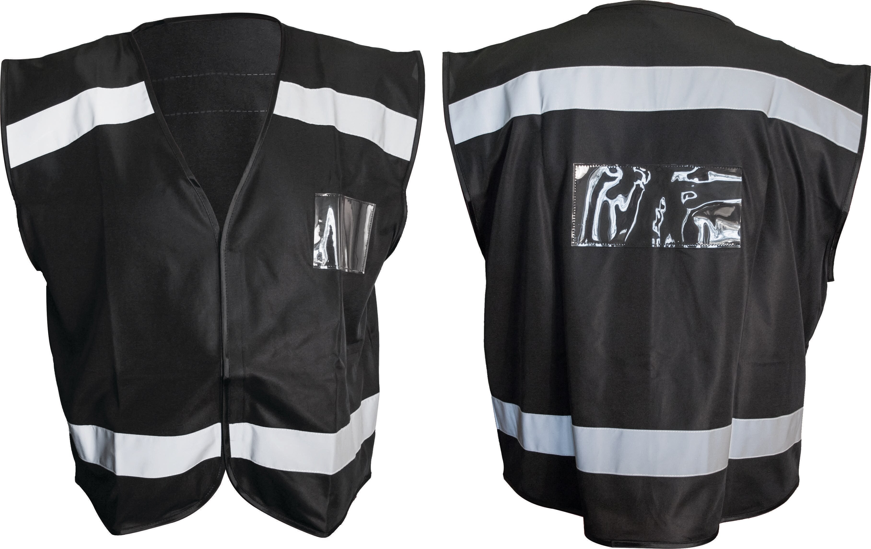 VEST ACTION NYC DELIVERY W/ID POCKET BLACK