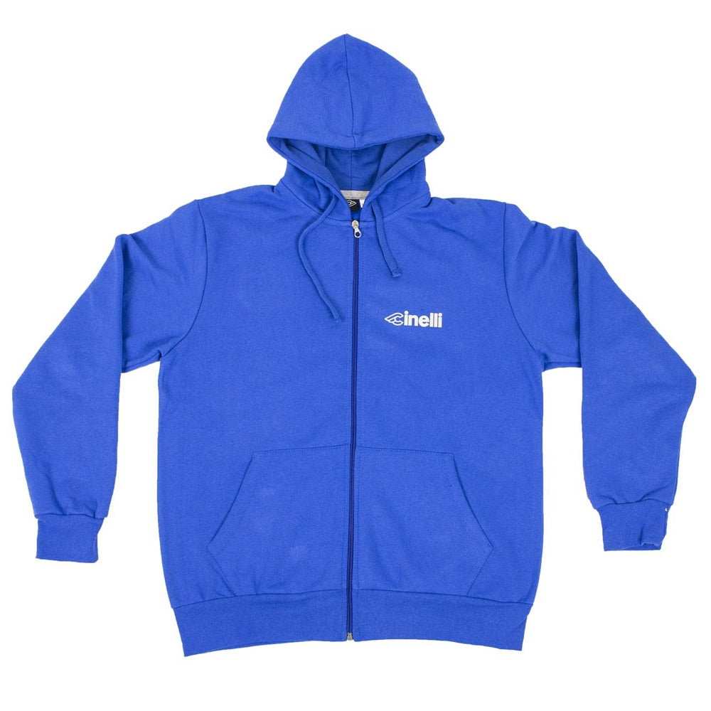 CINELLI REFLECTIVE HOODIE ZIP SWEATSHIRT S