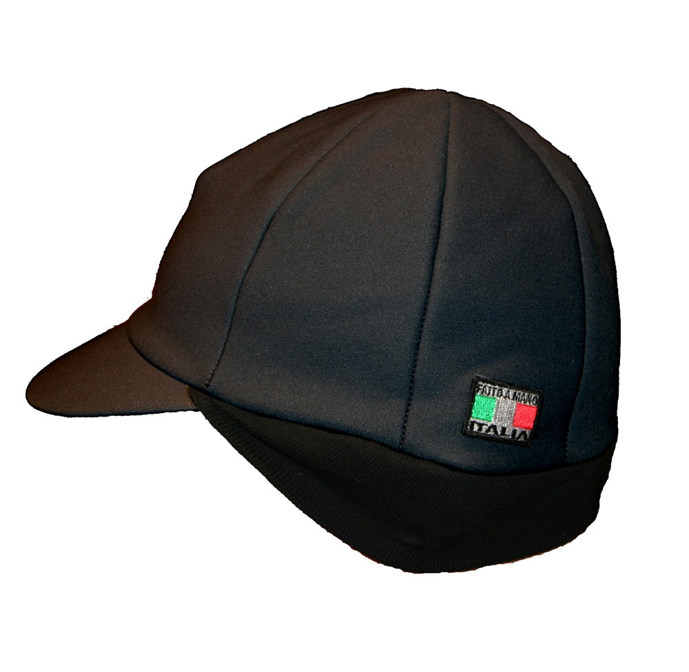 CAP WATER RESISTANT COLD WEATHER w/ EAR BLACK