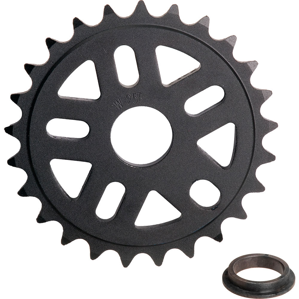 CHAINRING CURB DOG COMP 6061AL 25T BLACK