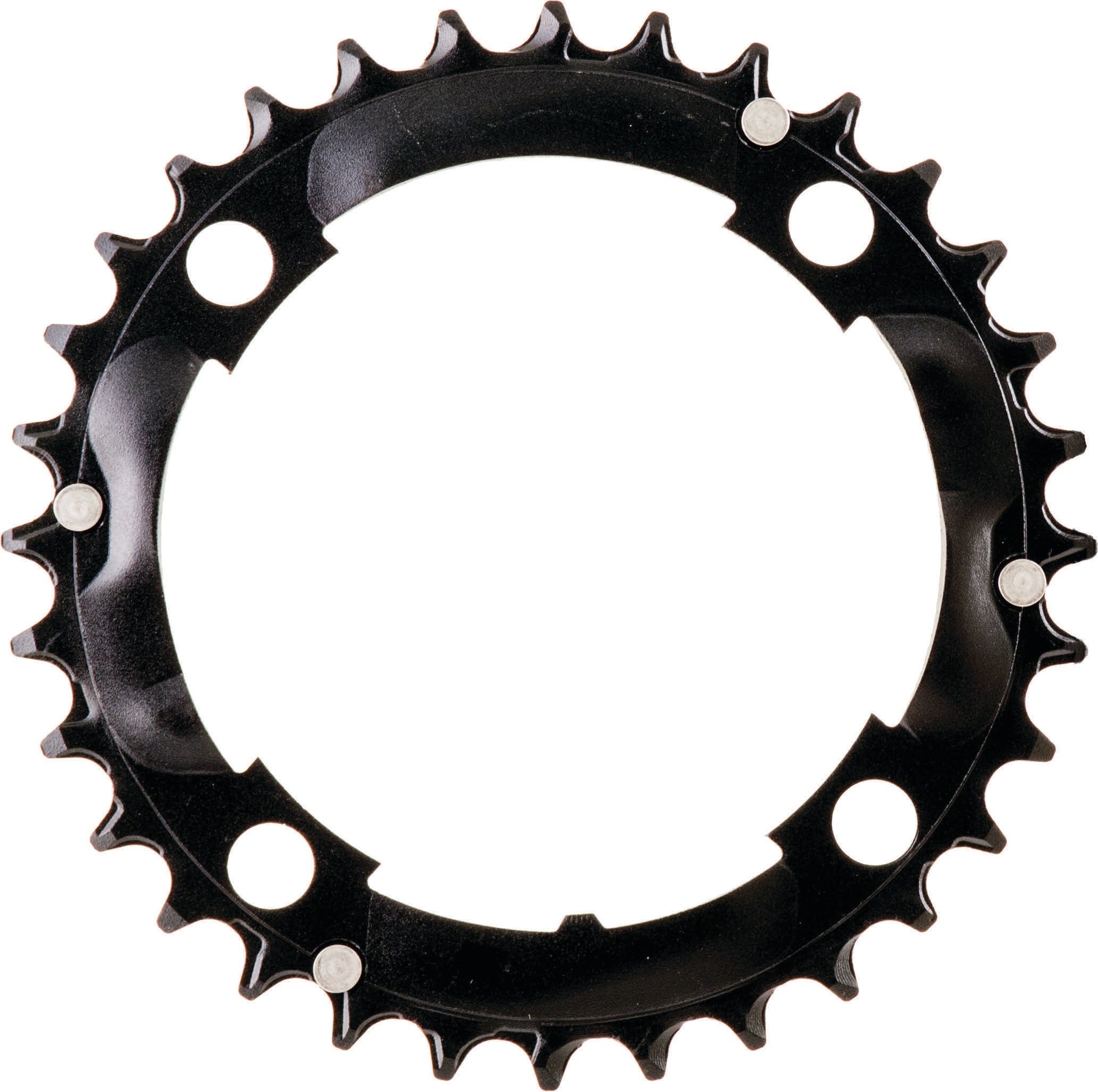 CHAINRING ACTION 104MM 32T BLK/SIL 3/32" RAMPED