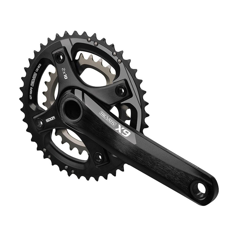 TRUVATIV X.9 GXP 2x10-SPEED 170 GREY 36/22T w/o BB (Fat Bike)