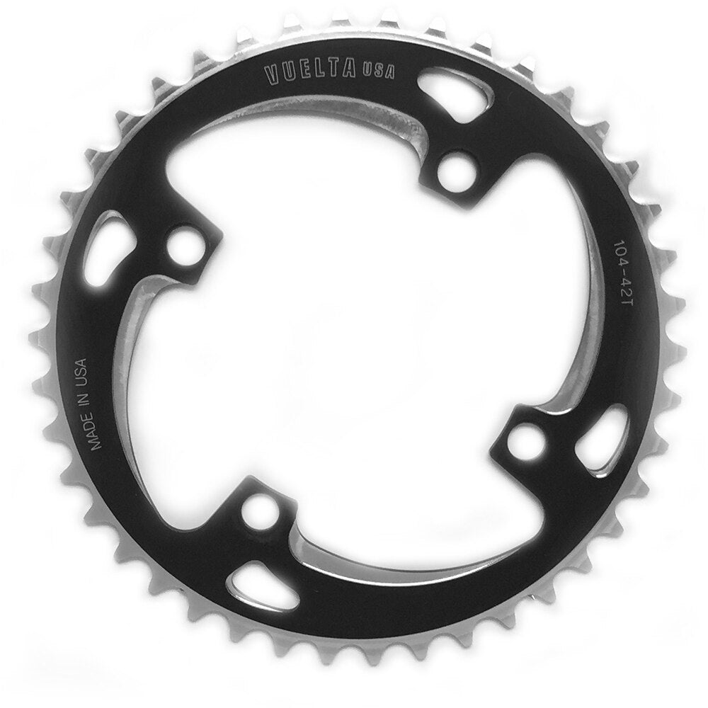 CHAINRING VUELTA SE PLUS 104MM 34T BK/SL MIDDLE