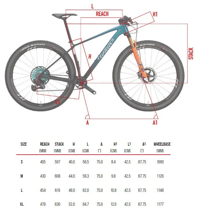 FRAME WILIER USMA SLR CARBON 29er BOOST + URTA BAR