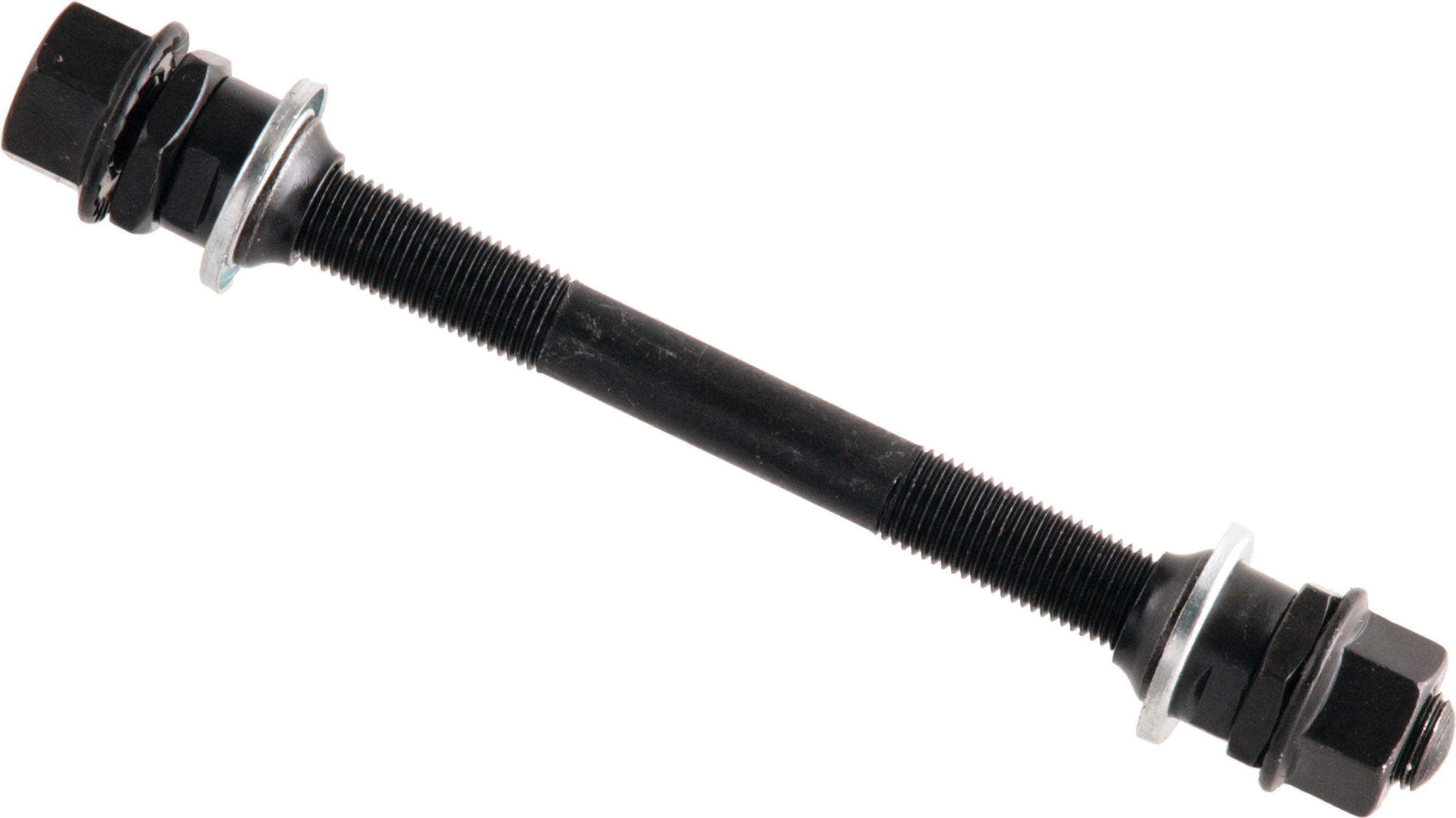 ACTION, AXLE/CONES/etc 3/8x26x140, front, SMALL 15mm cone