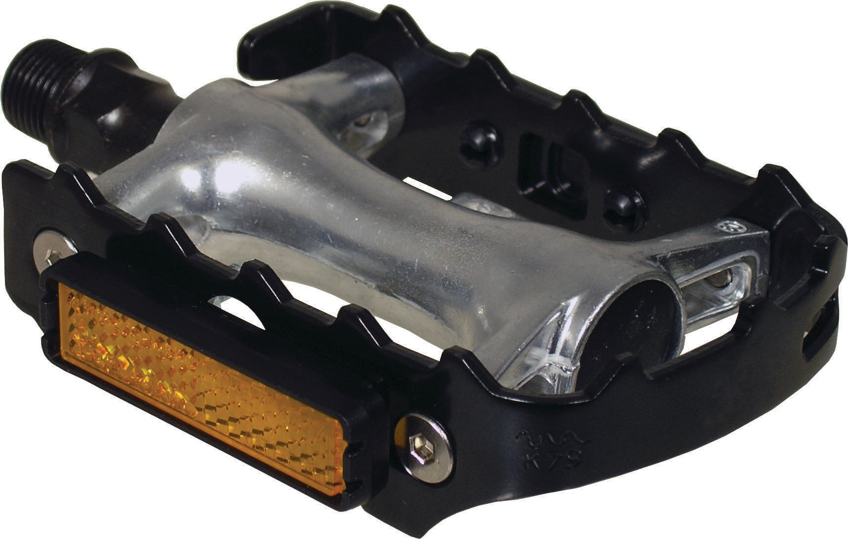 PEDAL ALTAIR MTB ALLOY 9/16" BLACK/SILVER